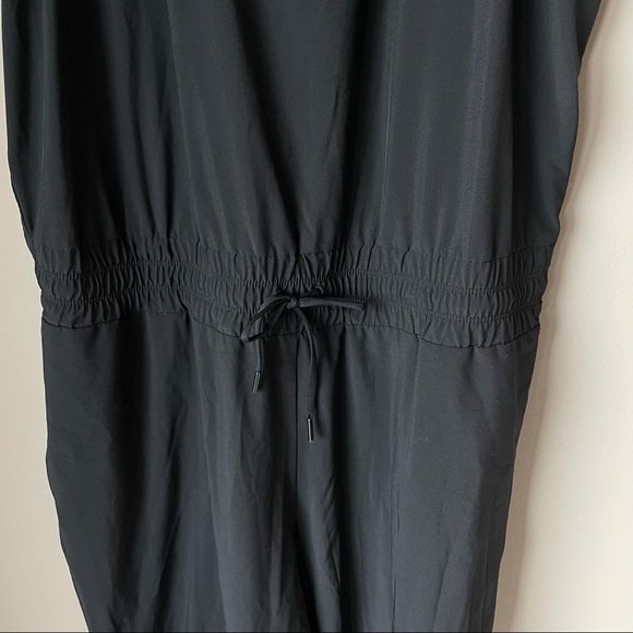 Athleta Black Hillside Jumpsuit Romper Sleeveless size 16 - Picture 5 of 12